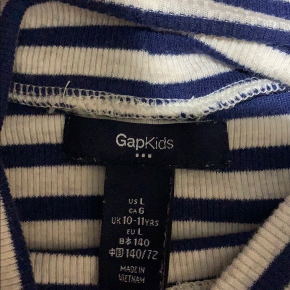 Gap Kids Striped Mock Turtleneck Dress - Picture 2 of 2